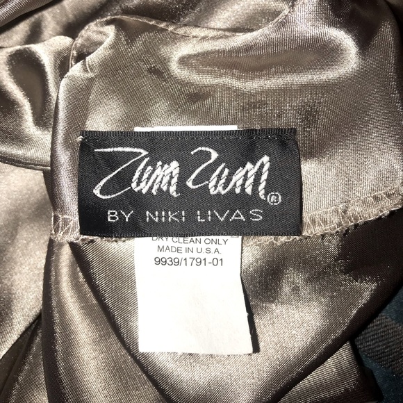 Silver Cocktail Zum Zum Branded Dress in Size XSmall - Picture 3 of 4